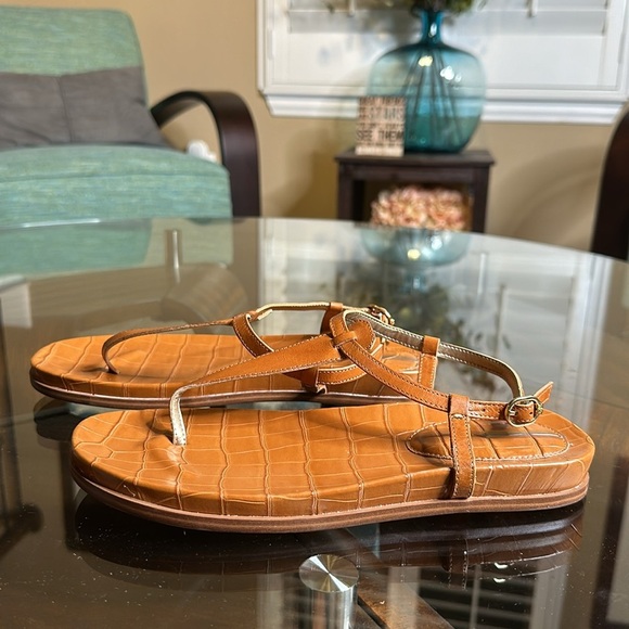 New‎ Sam Edelman Naomi Sandals in a Cognac brown color (saddle) Size 8 - Picture 9 of 10